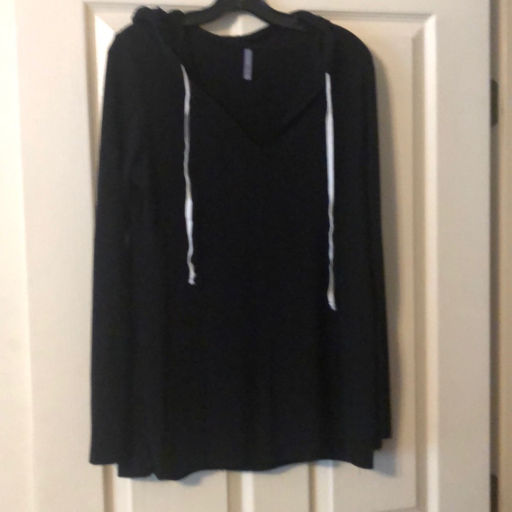 Black hoodie sweater